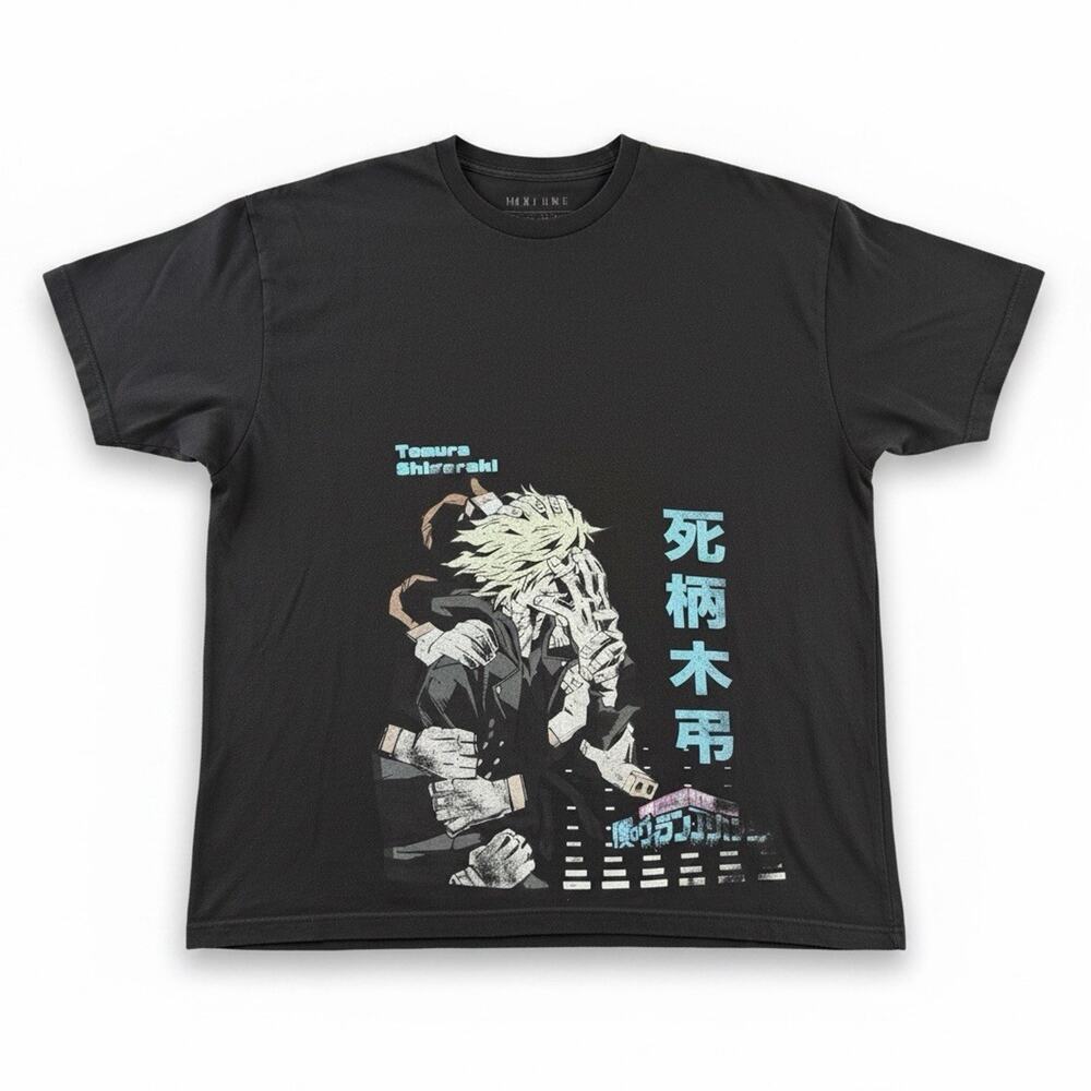 My Hero Academia Tomura Shigaraki BoxLunch Crunchyroll 2X Black Graphic T-Shirt